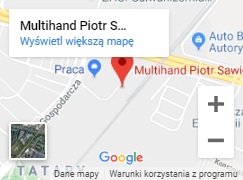 Mapa dojazdu do MULTIHAND