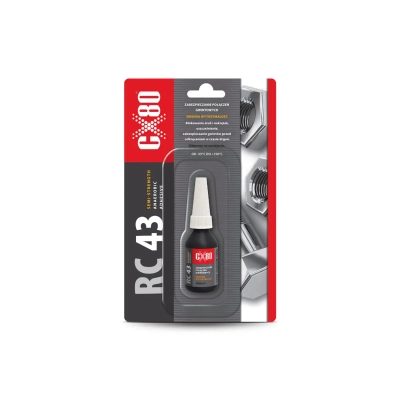 CX80 RC 43 - 10ml blister - Anaerobowy klej do gwintów średniej mocy