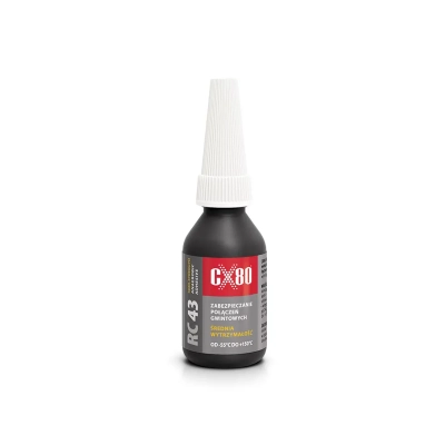 CX80 RC 43 - 10ml - Anaerobowy klej do gwintów średniej mocy