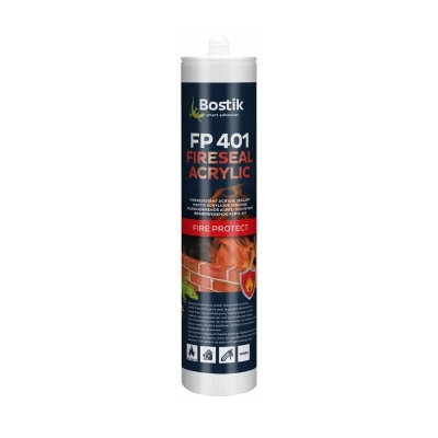 Bostik FP 401 FIRESEAL ACRYLIC - 310ml - ognioodporny uszczelniacz akrylowy